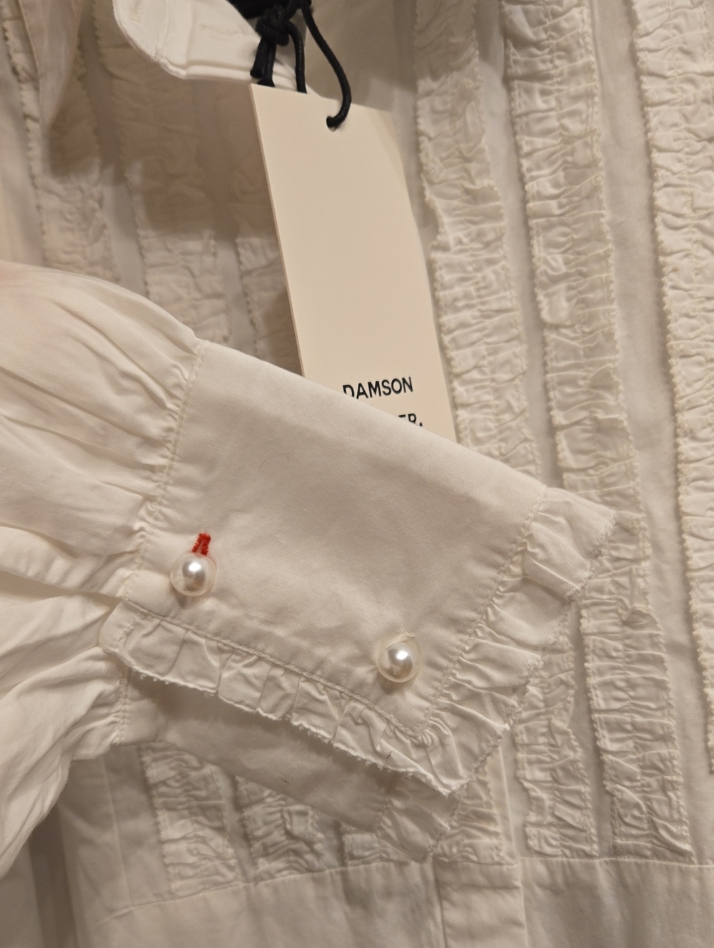 Damson Madder Tuxedo Ruffle Shirt EU Size 18/ US Size 14 (see Measurements) - Picture 9 of 12